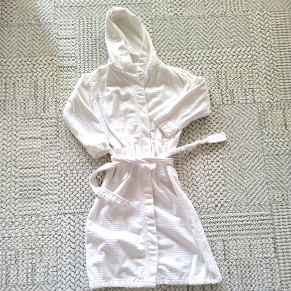Spa Essentials Sleep sense white cotton waffle weave robe - Picture 1 of 5
